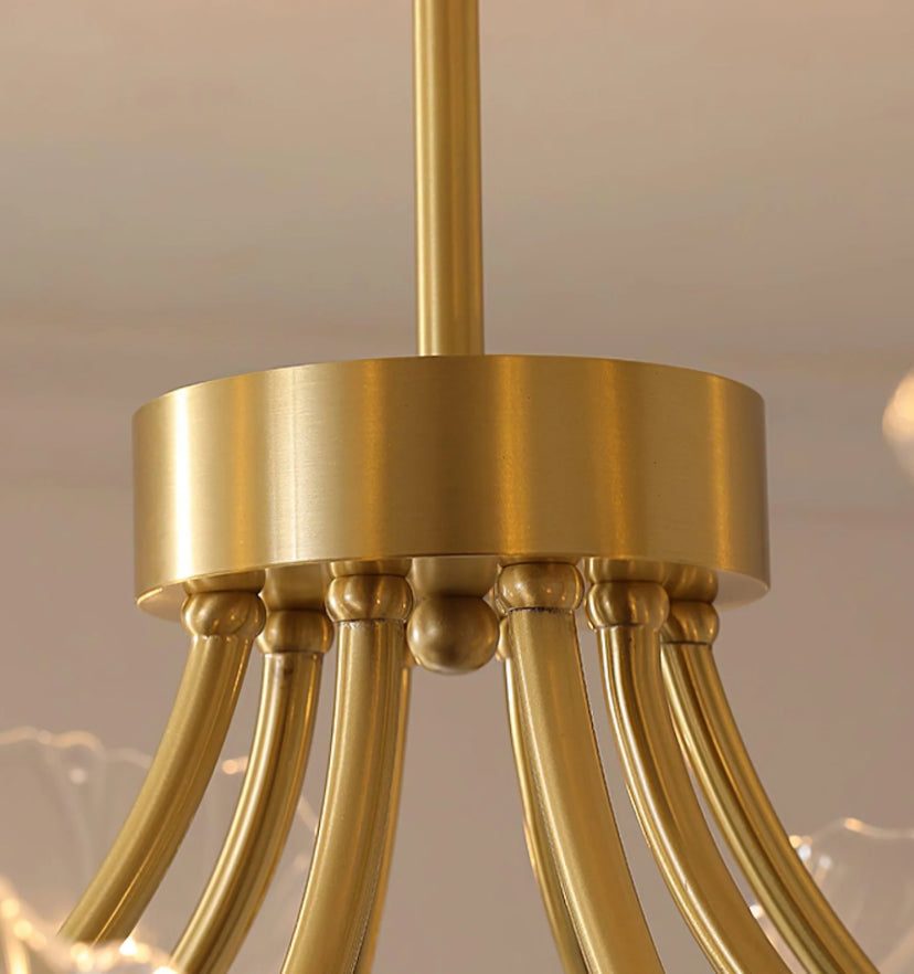 Kalin Flower Glass Chandelier - Auraolight