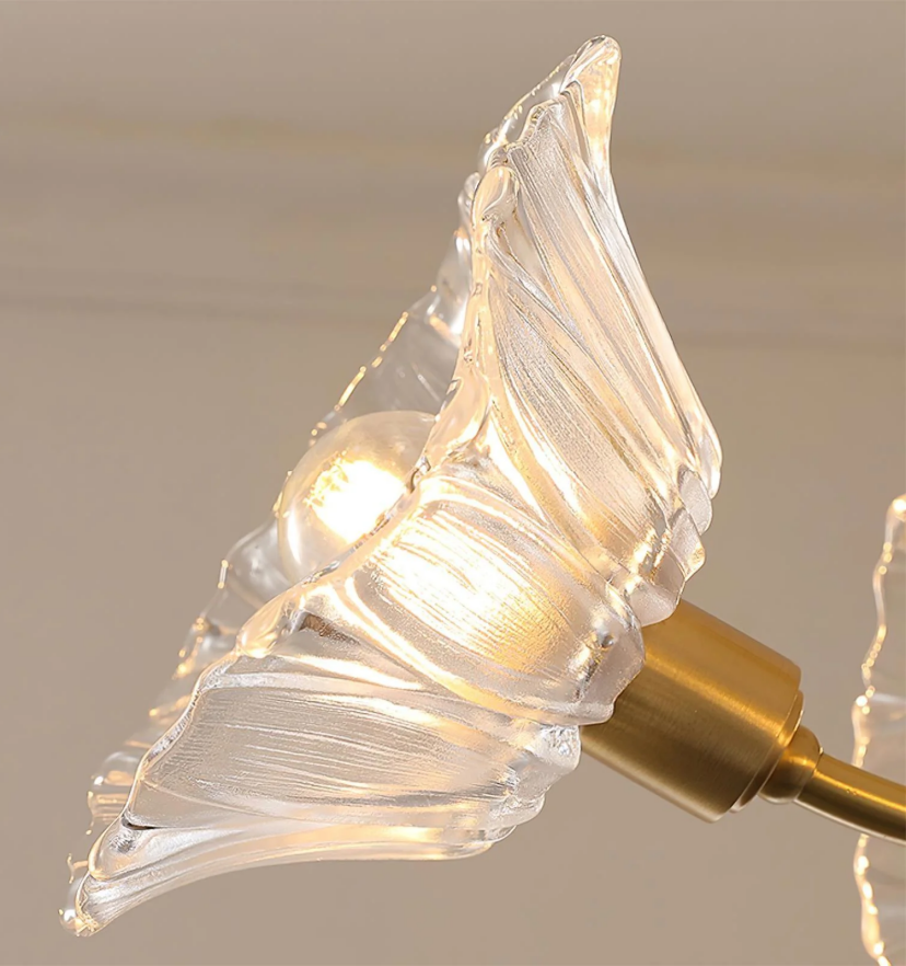 Kalin Flower Glass Chandelier - Auraolight