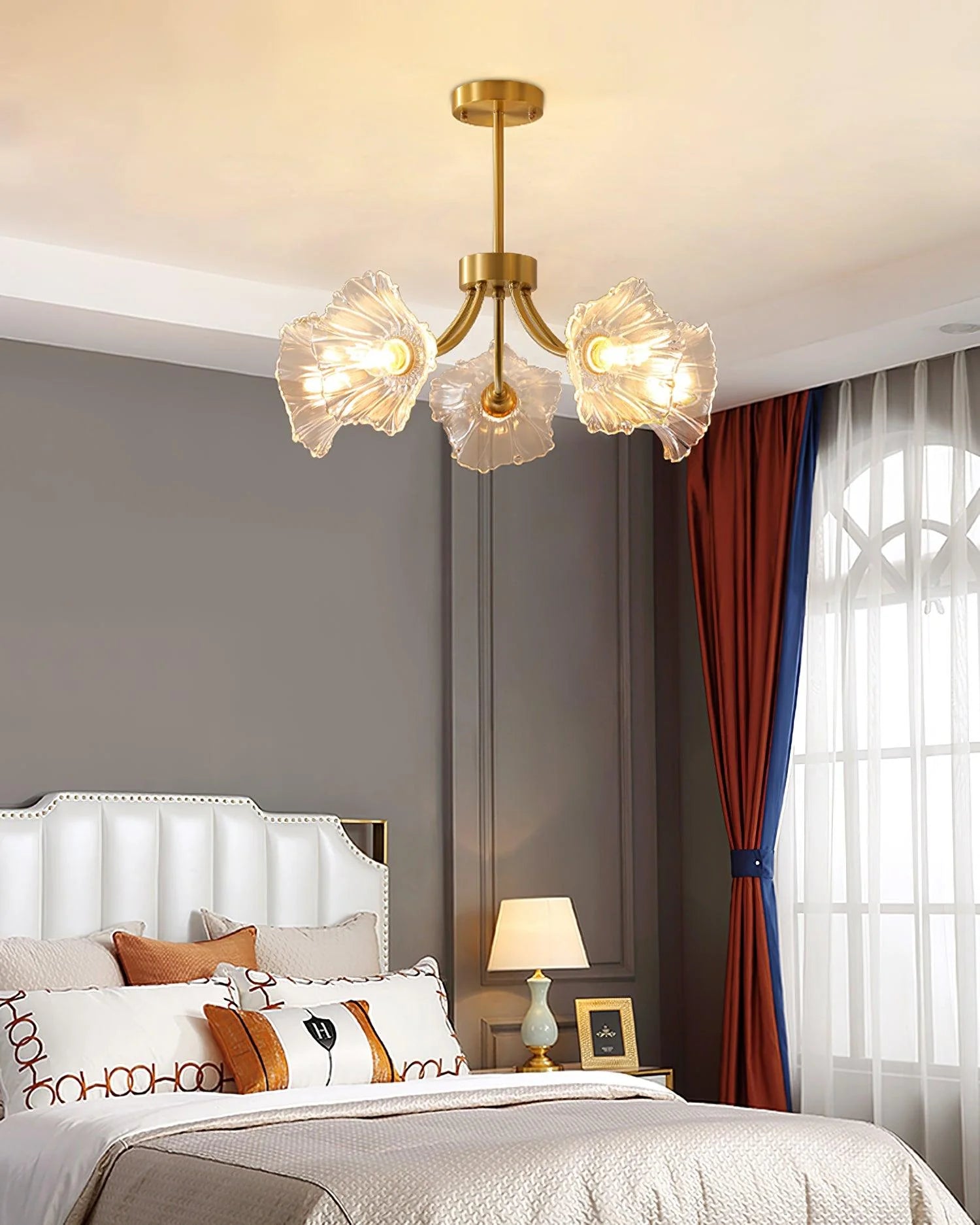 Kalin Flower Glass Chandelier - Auraolight
