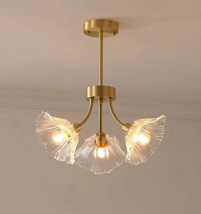Kalin Flower Glass Chandelier - Auraolight