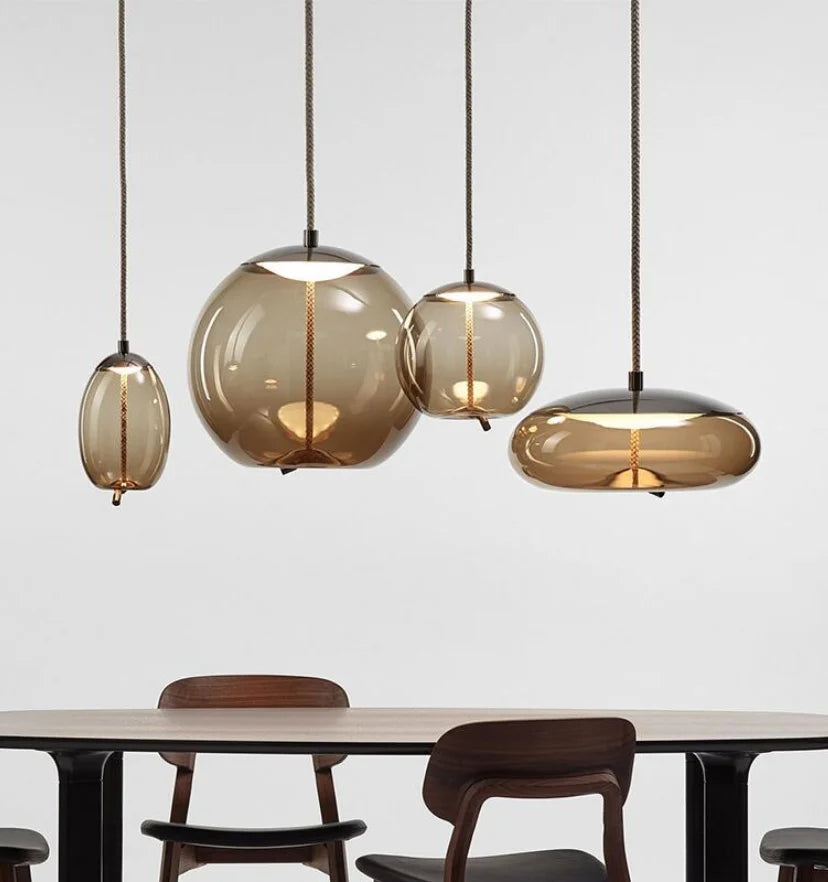 Blown Glass Pendant Light - Yiarolight