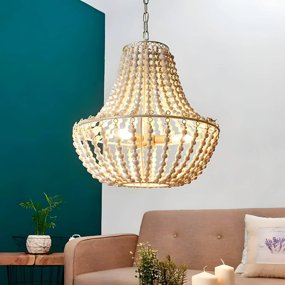 Koralky Wood Chandelier - Yiarolight