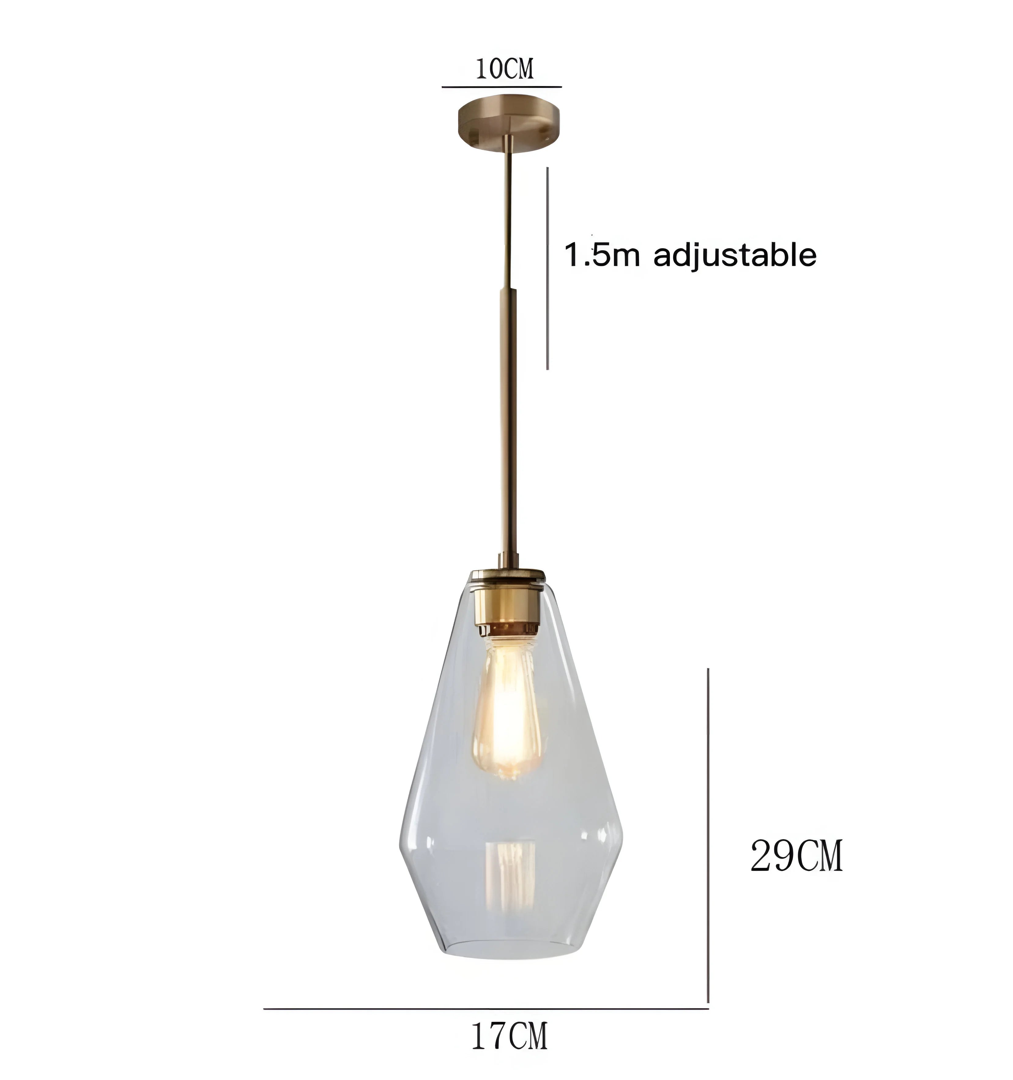 Koya Glass Pendant Light - Yiarolight