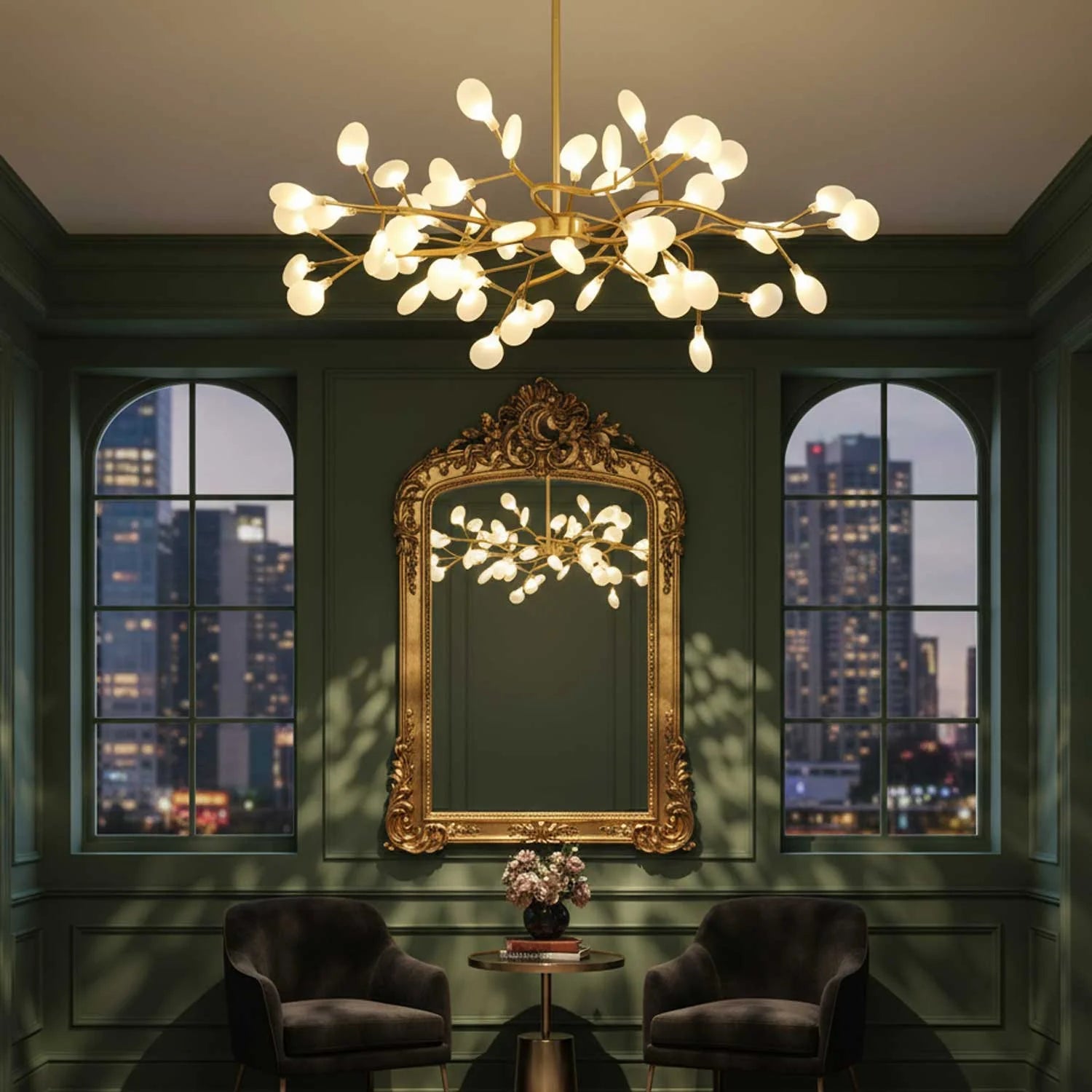 LED Firefly Sputnik Chandelier - Auraolight