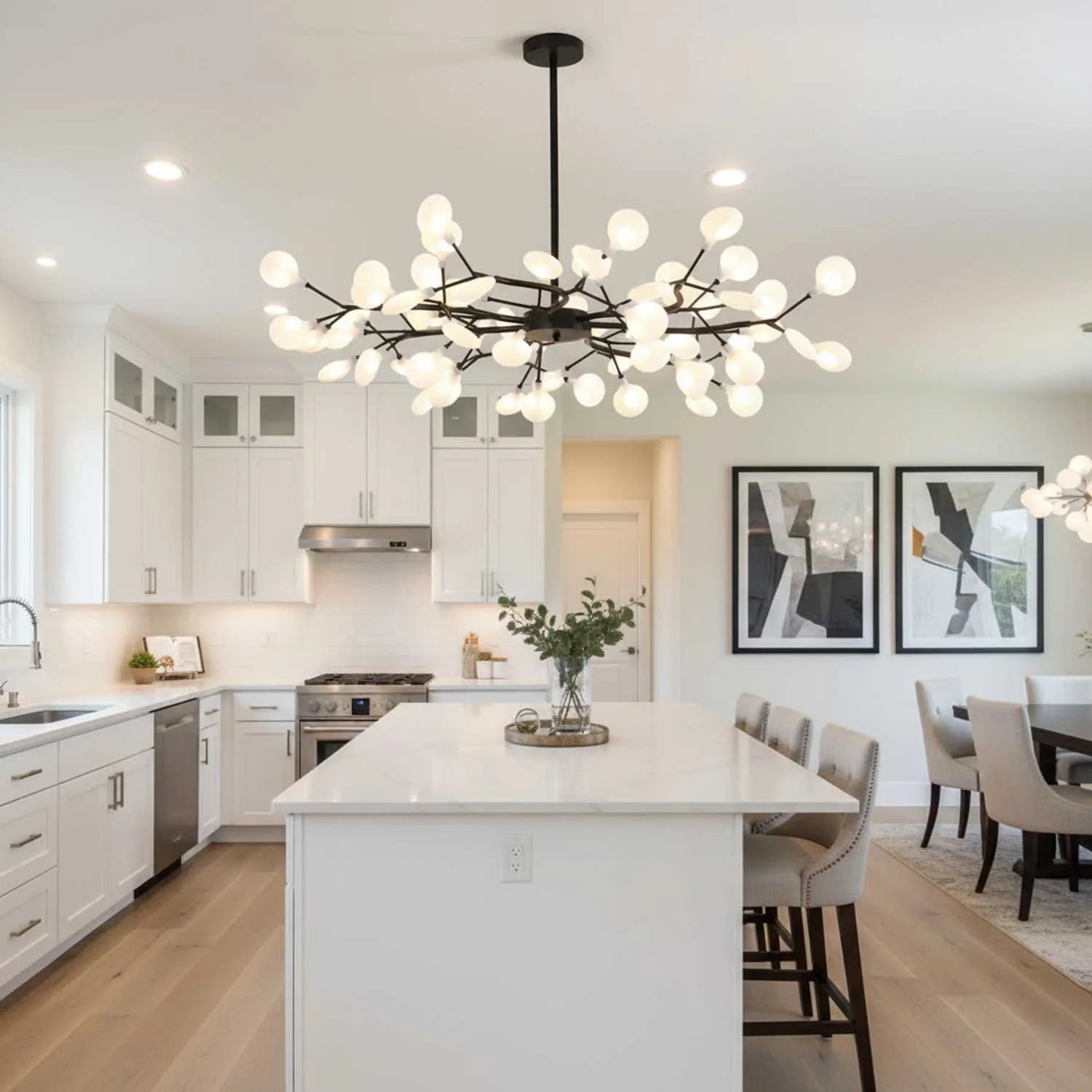 LED Firefly Sputnik Chandelier - Auraolight