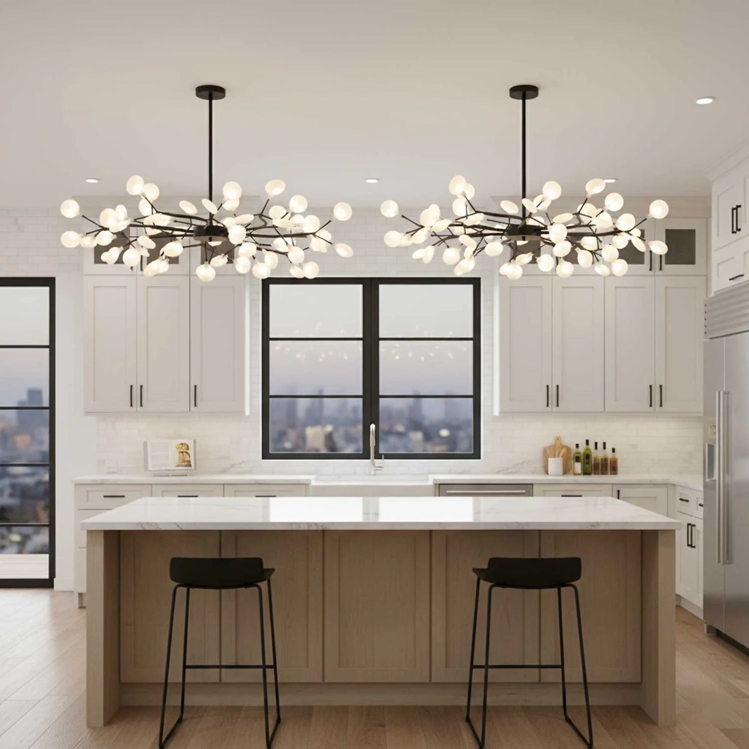 LED Firefly Sputnik Chandelier - Auraolight