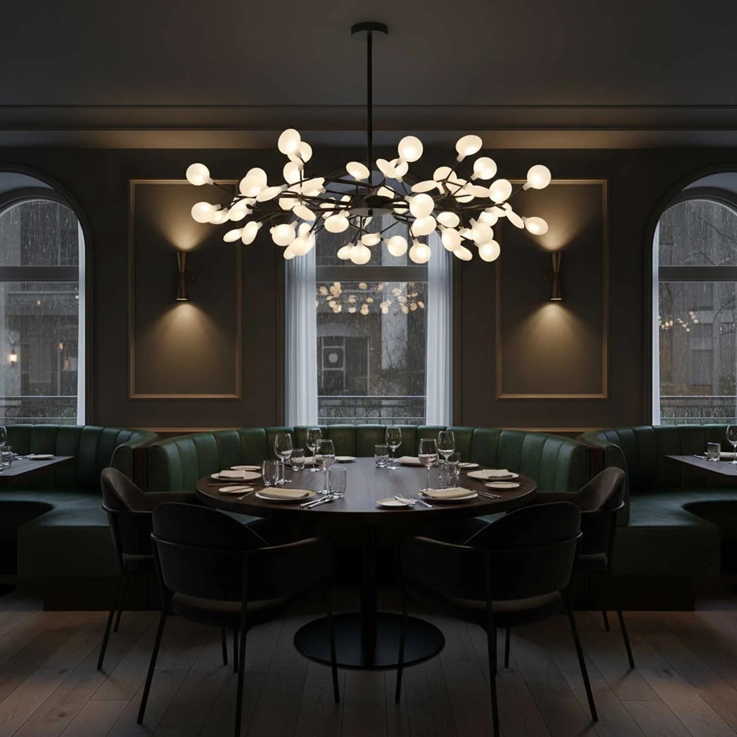 LED Firefly Sputnik Chandelier - Auraolight