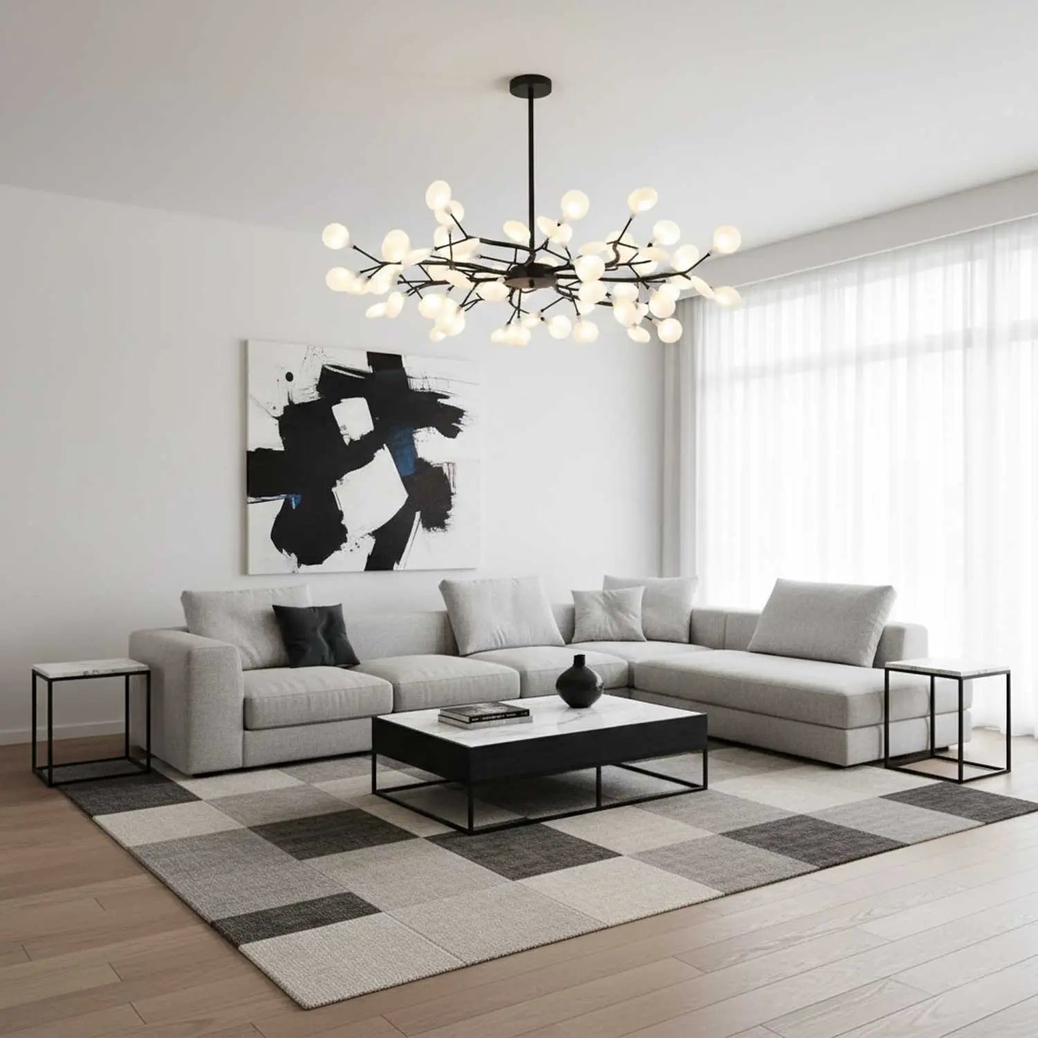 LED Firefly Sputnik Chandelier - Auraolight