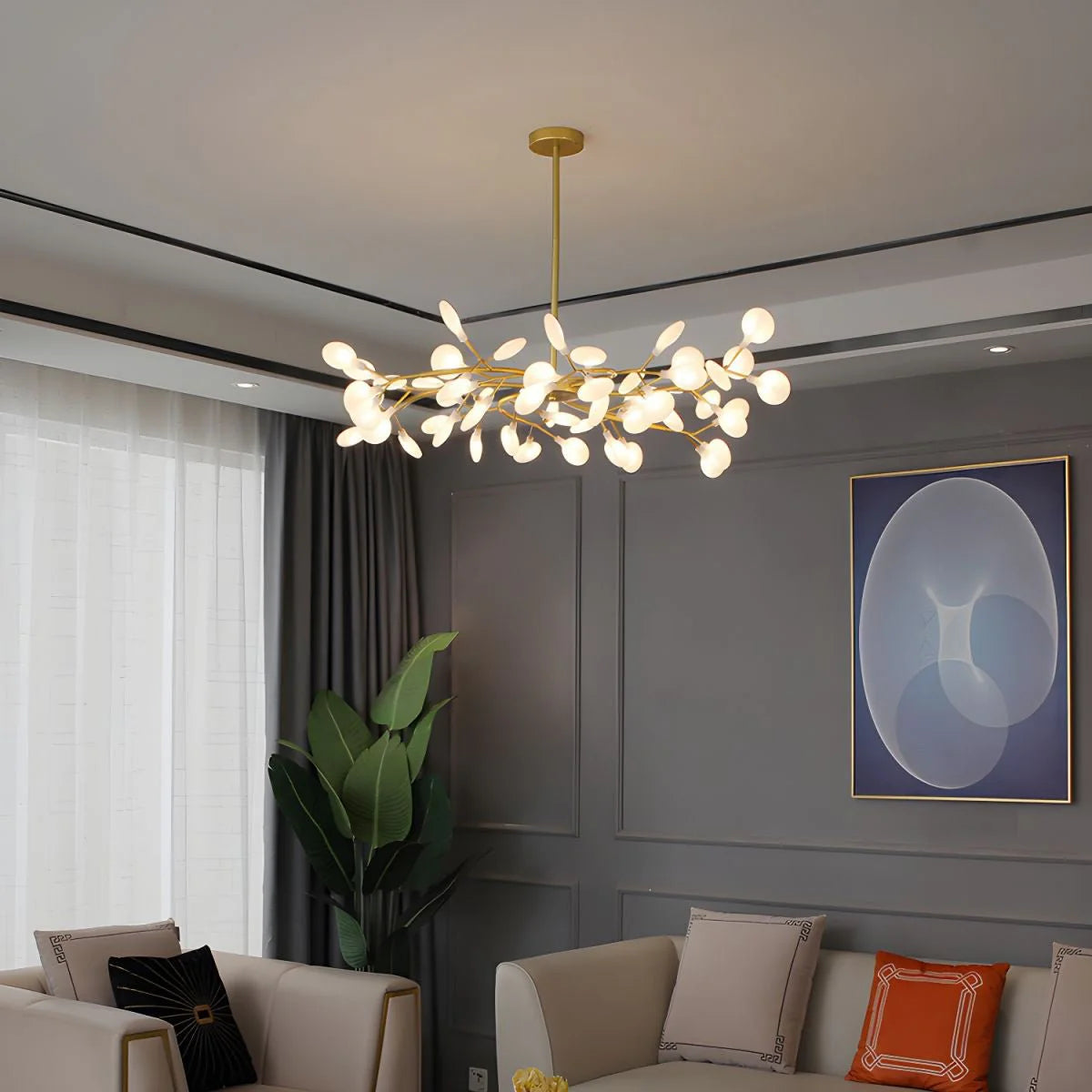 LED Firefly Sputnik Chandelier - Auraolight