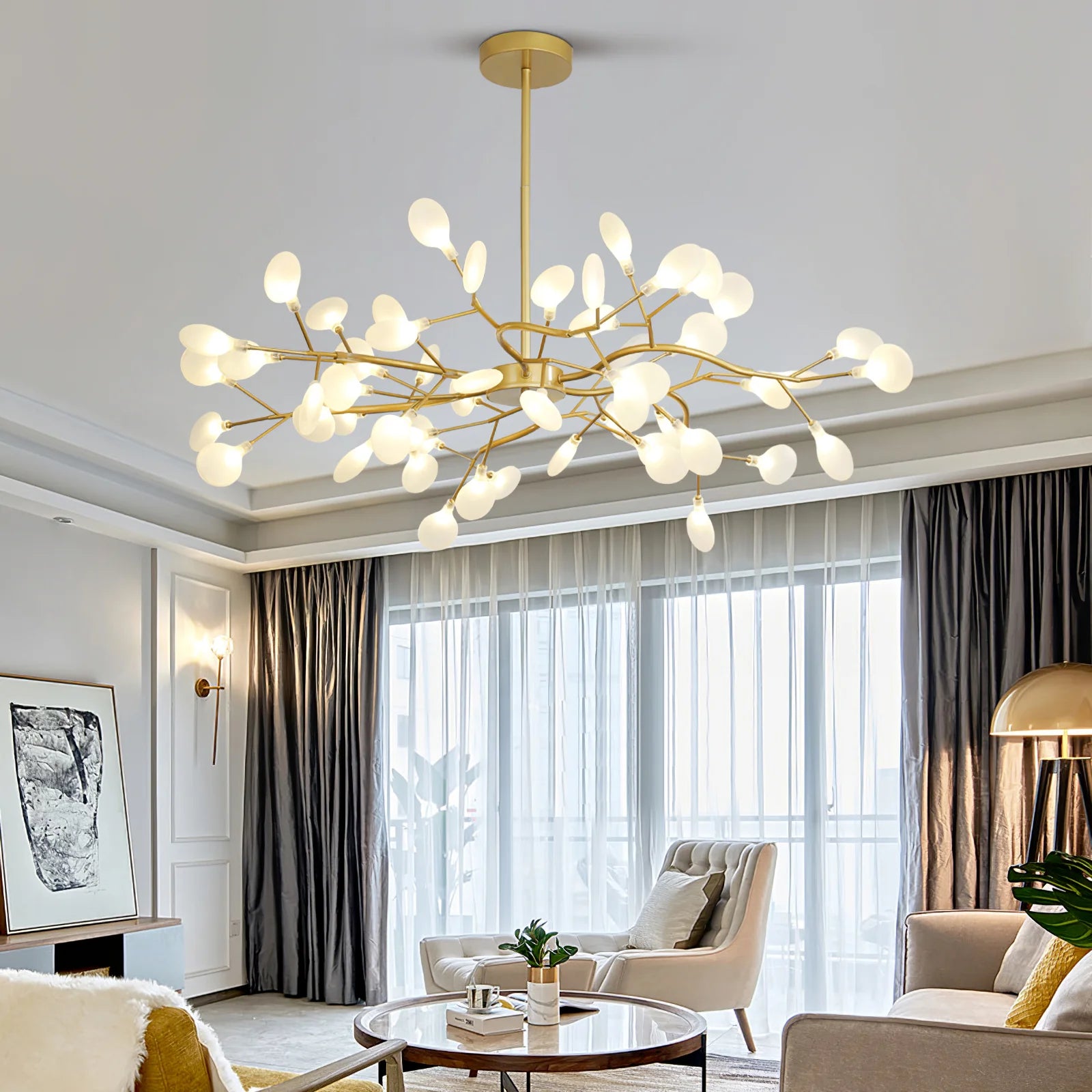 LED Firefly Sputnik Chandelier - Auraolight