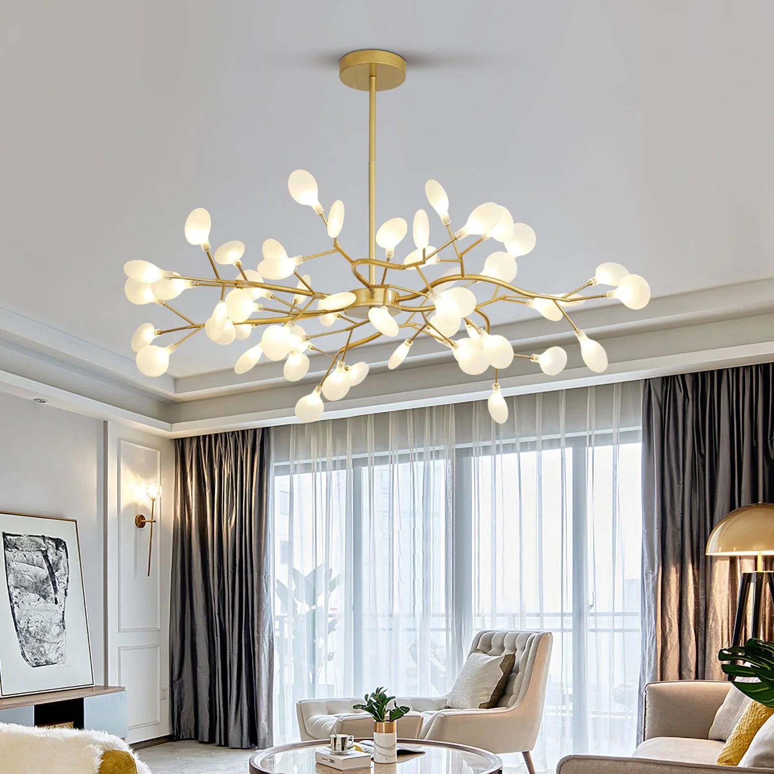 LED Firefly Sputnik Chandelier - Auraolight