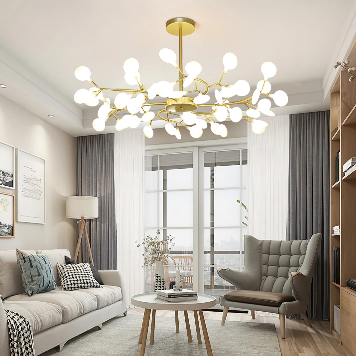 LED Firefly Sputnik Chandelier - Auraolight
