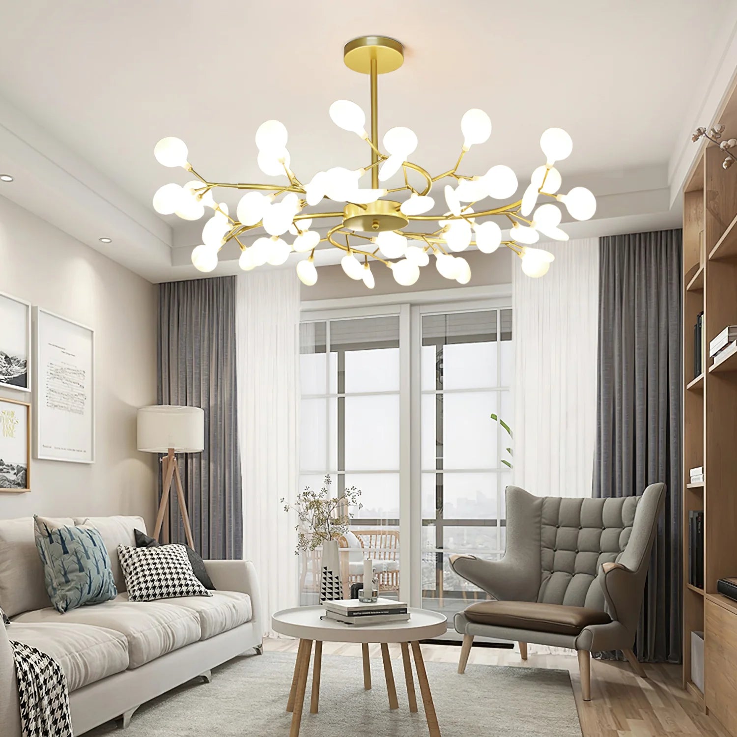LED Firefly Sputnik Chandelier - Auraolight