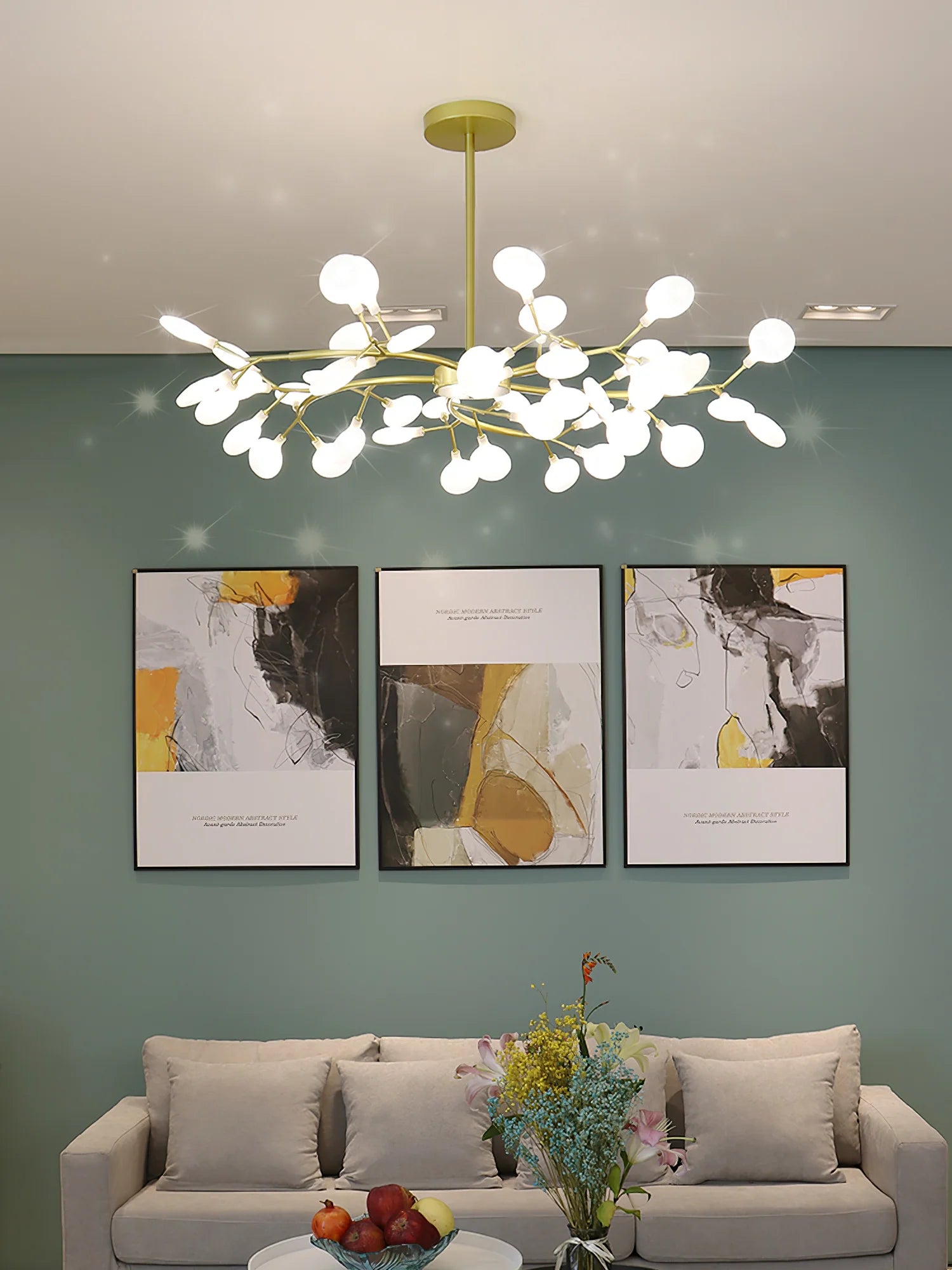 LED Firefly Sputnik Chandelier - Auraolight
