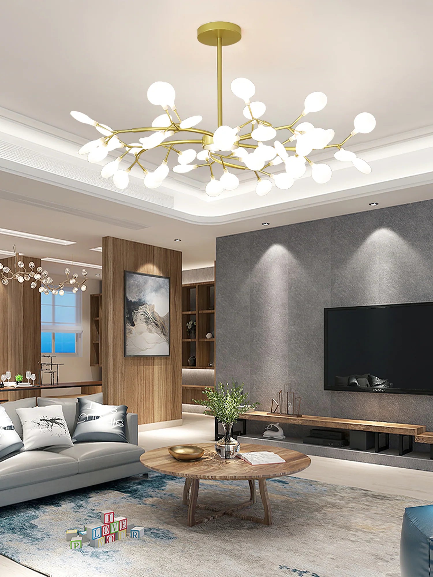 LED Firefly Sputnik Chandelier - Auraolight