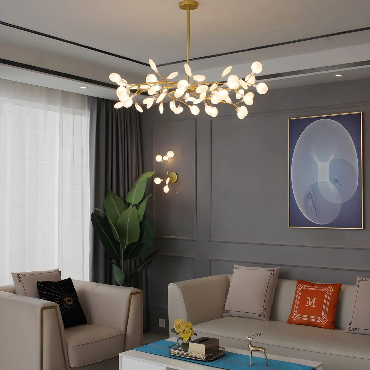 LED Firefly Sputnik Chandelier - Auraolight