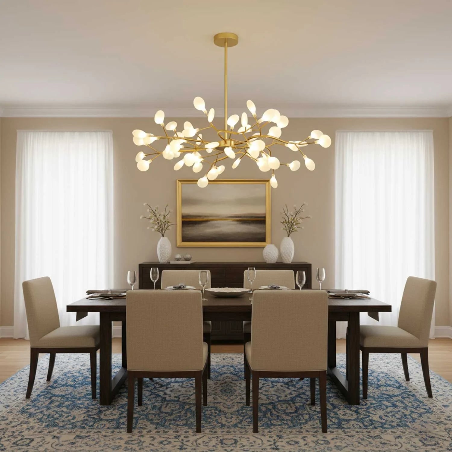 LED Firefly Sputnik Chandelier - Auraolight