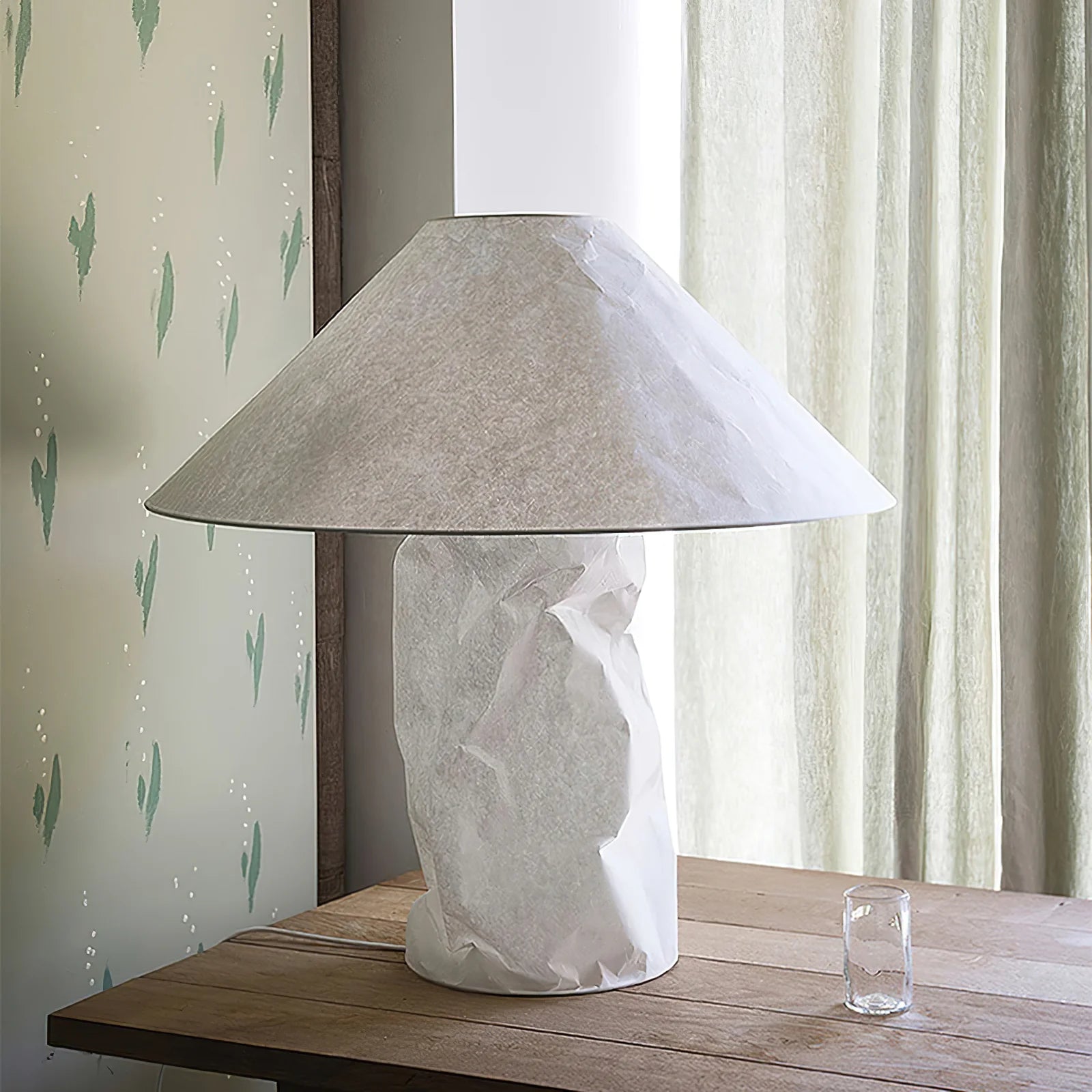 Crinkle Paper Table Lamp - Yiarolight