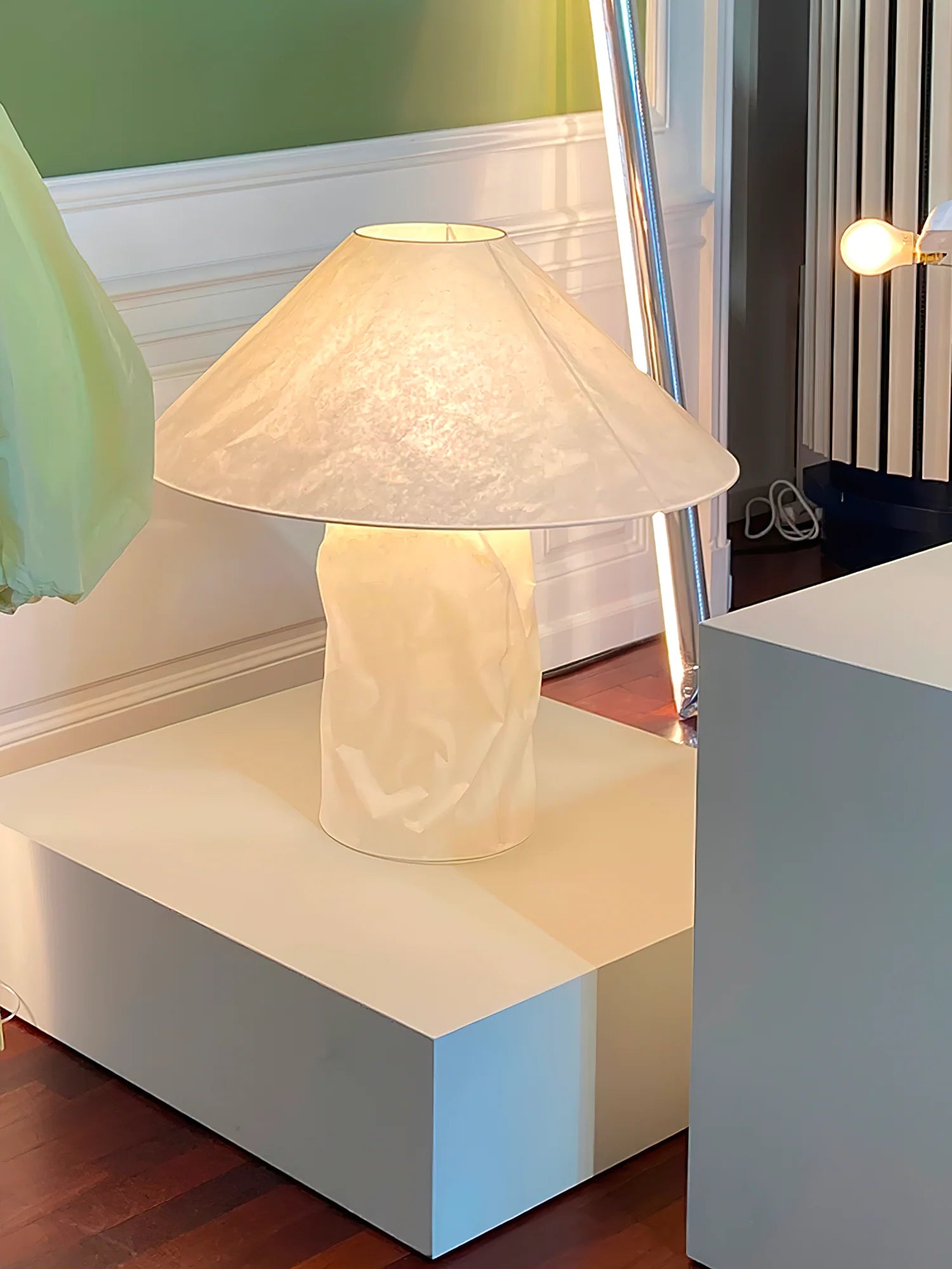Crinkle Paper Table Lamp - Yiarolight