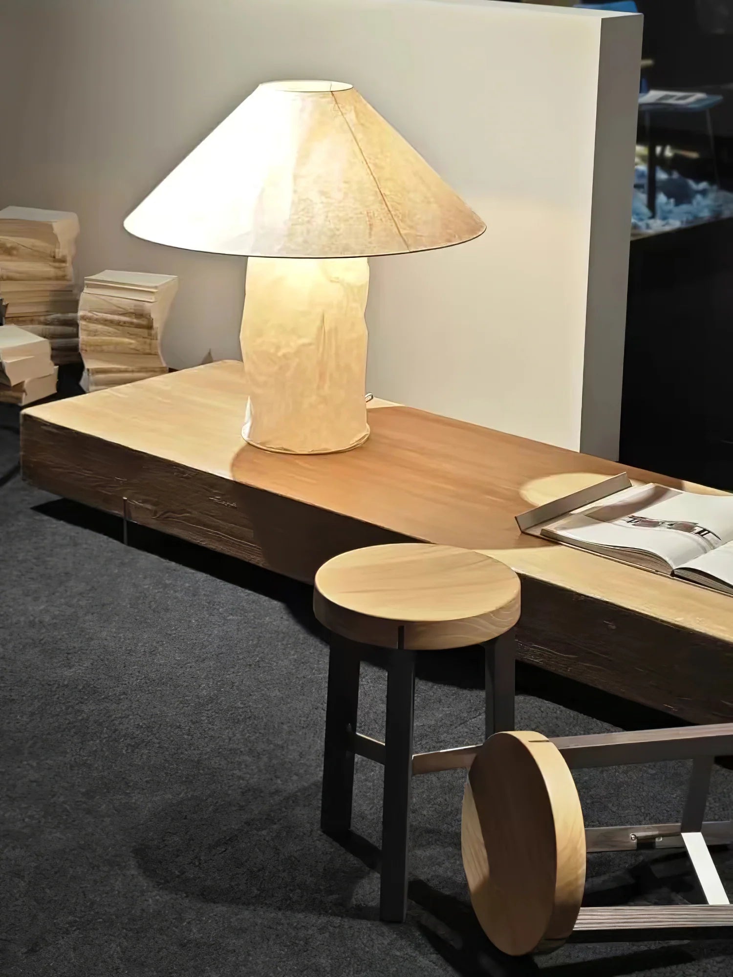 Crinkle Paper Table Lamp - Yiarolight
