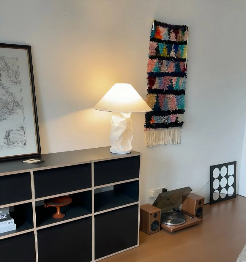 Crinkle Paper Table Lamp - Yiarolight