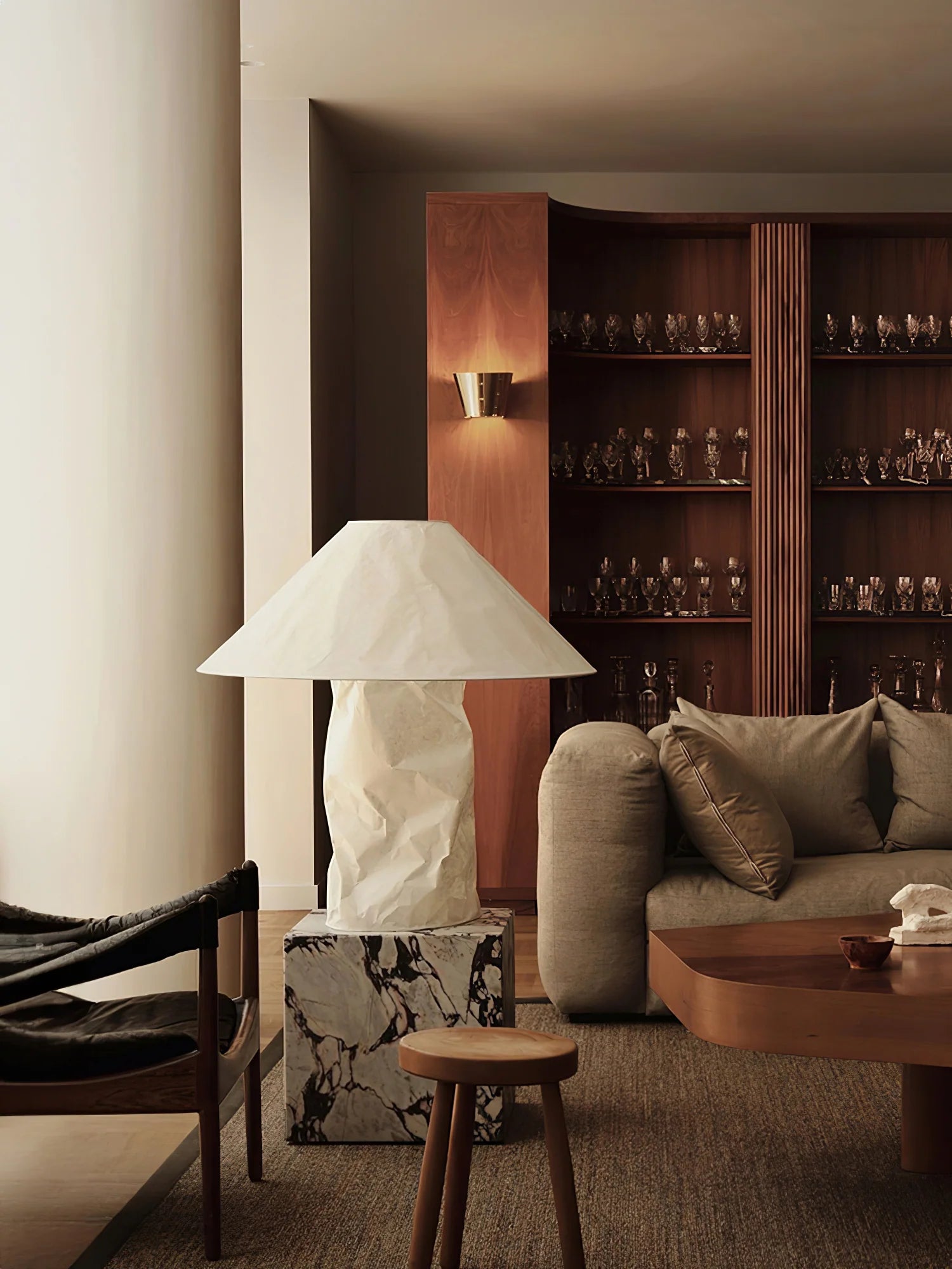 Crinkle Paper Table Lamp - Yiarolight