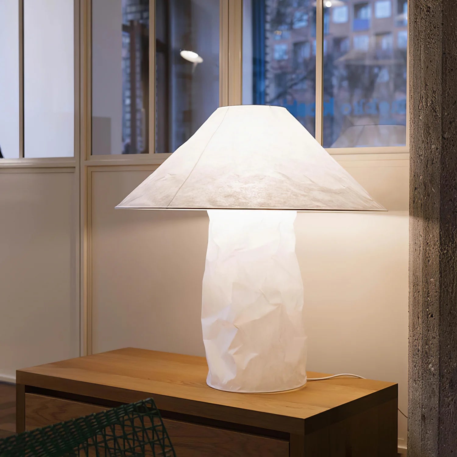 Crinkle Paper Table Lamp - Yiarolight