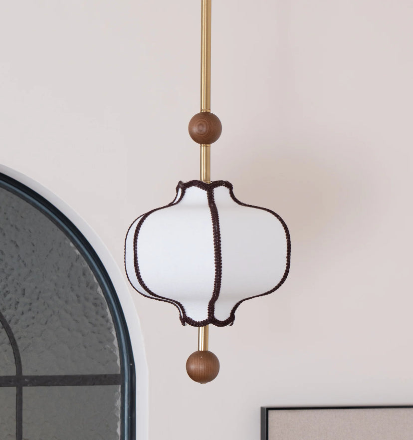 Lantern Fabric Pendant Light - Auraolight