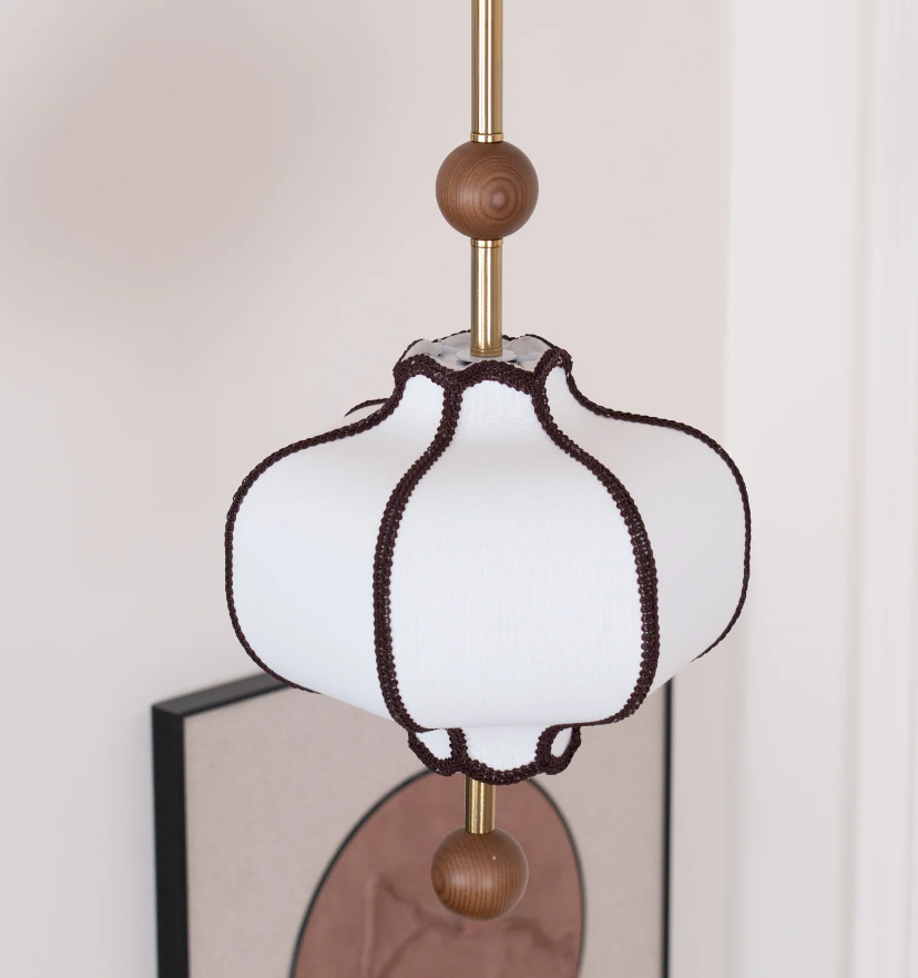 Lantern Fabric Pendant Light - Auraolight