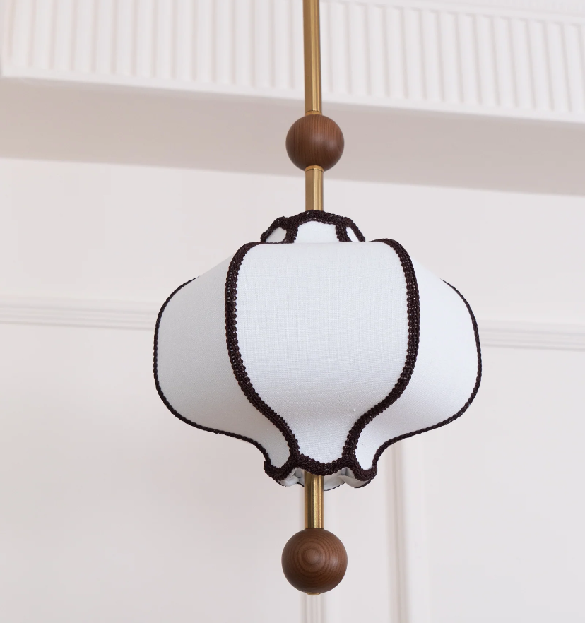 Lantern Fabric Pendant Light - Auraolight