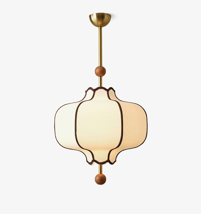 Lantern Fabric Pendant Light - Auraolight