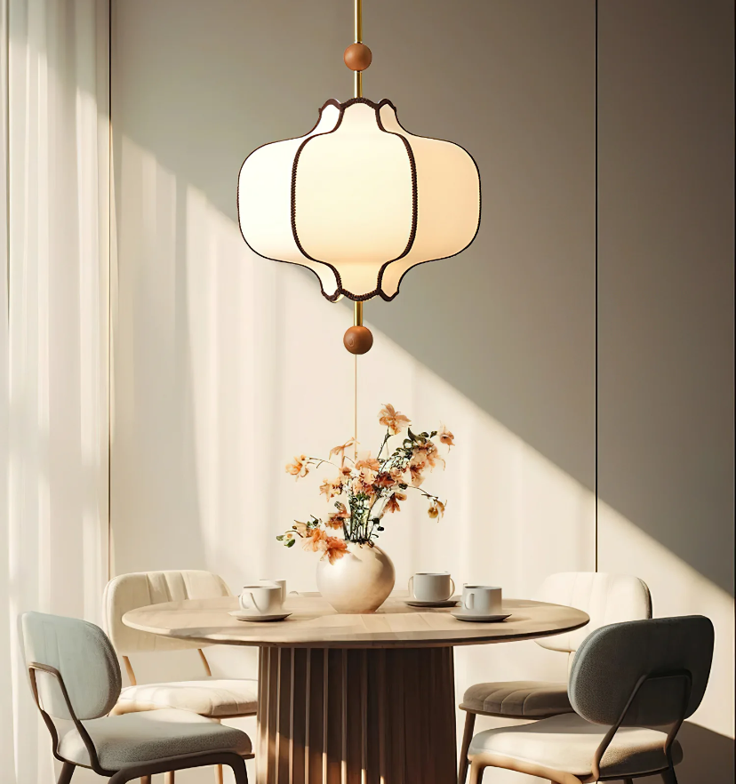 Lantern Fabric Pendant Light - Auraolight