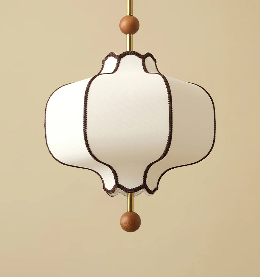 Lantern Fabric Pendant Light - Auraolight