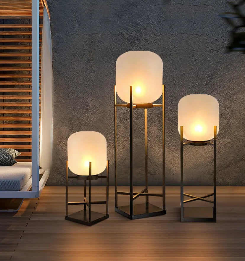 Lantern Outdoor Solar Floor Lamp - Yiarolight