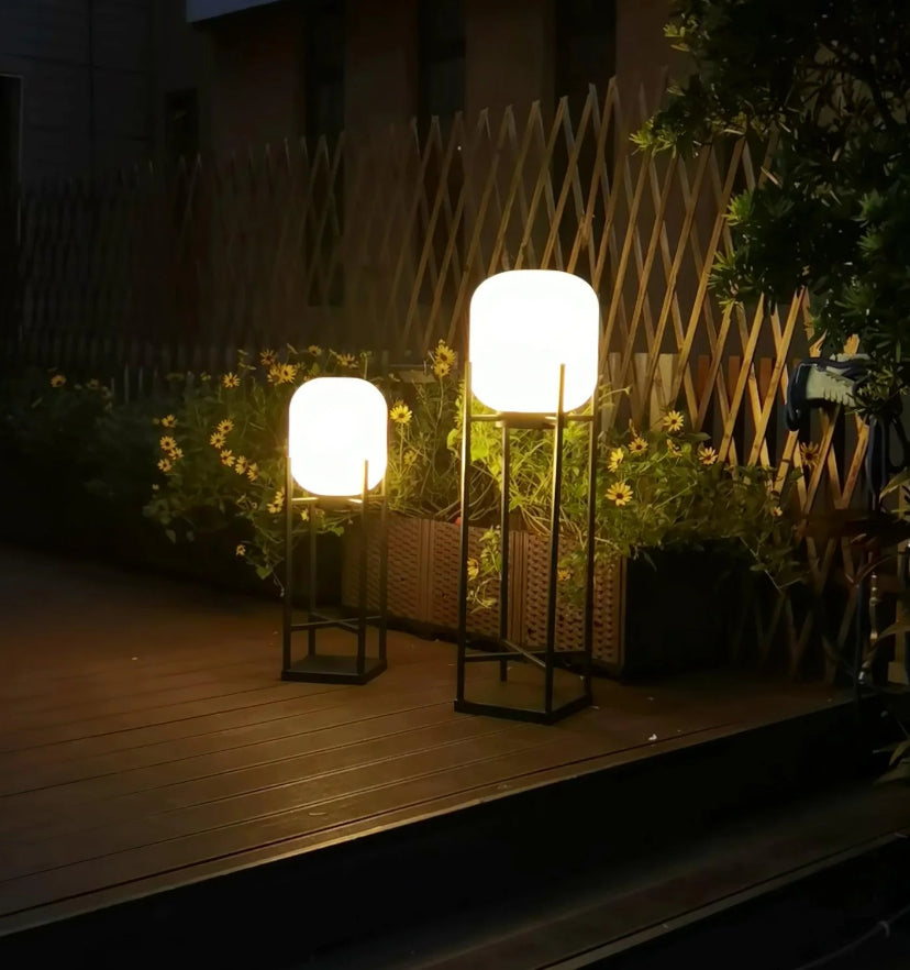 Lantern Outdoor Solar Floor Lamp - Yiarolight