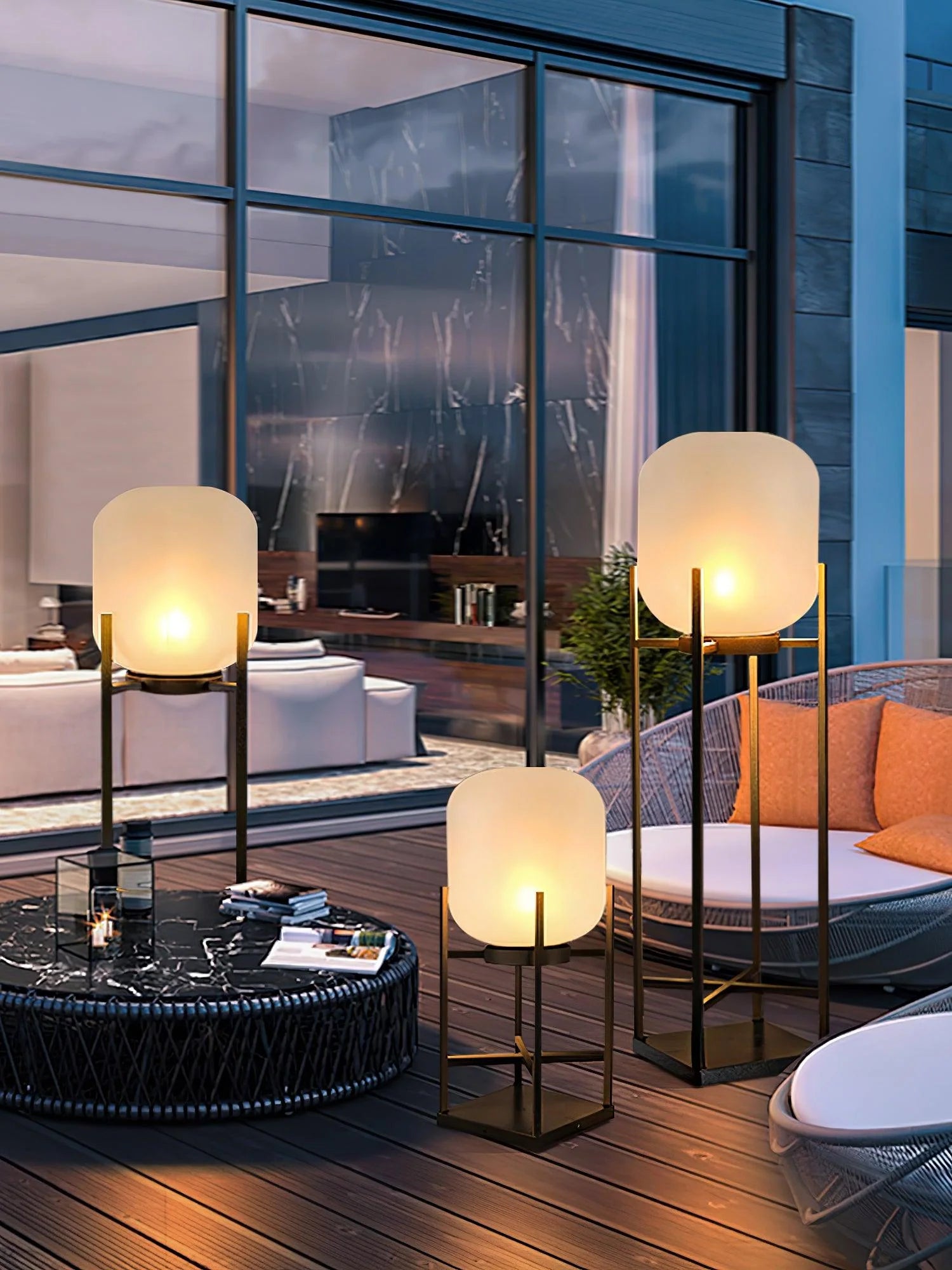 Lantern Outdoor Solar Floor Lamp - Yiarolight