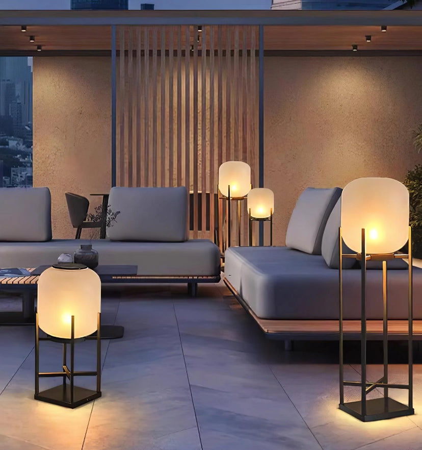 Lantern Outdoor Solar Floor Lamp - Yiarolight