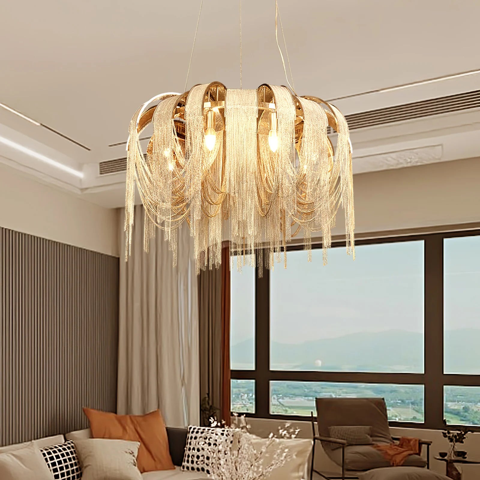 Length Chains Chandelier - Yiarolight