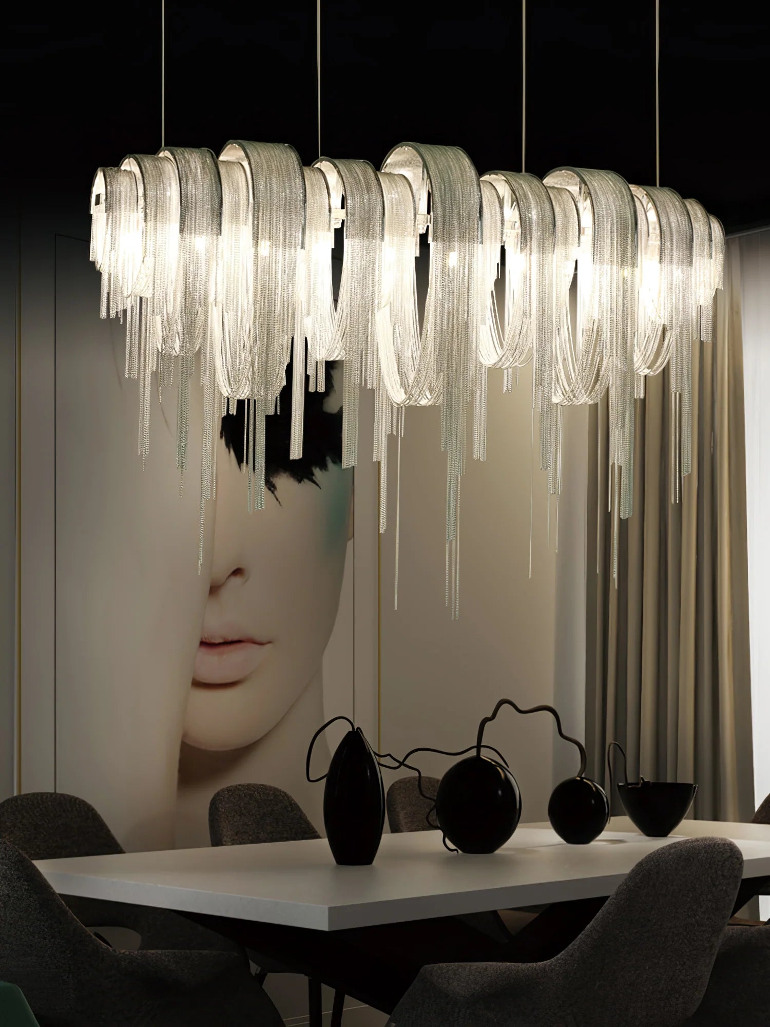 Length Chains Chandelier - Yiarolight