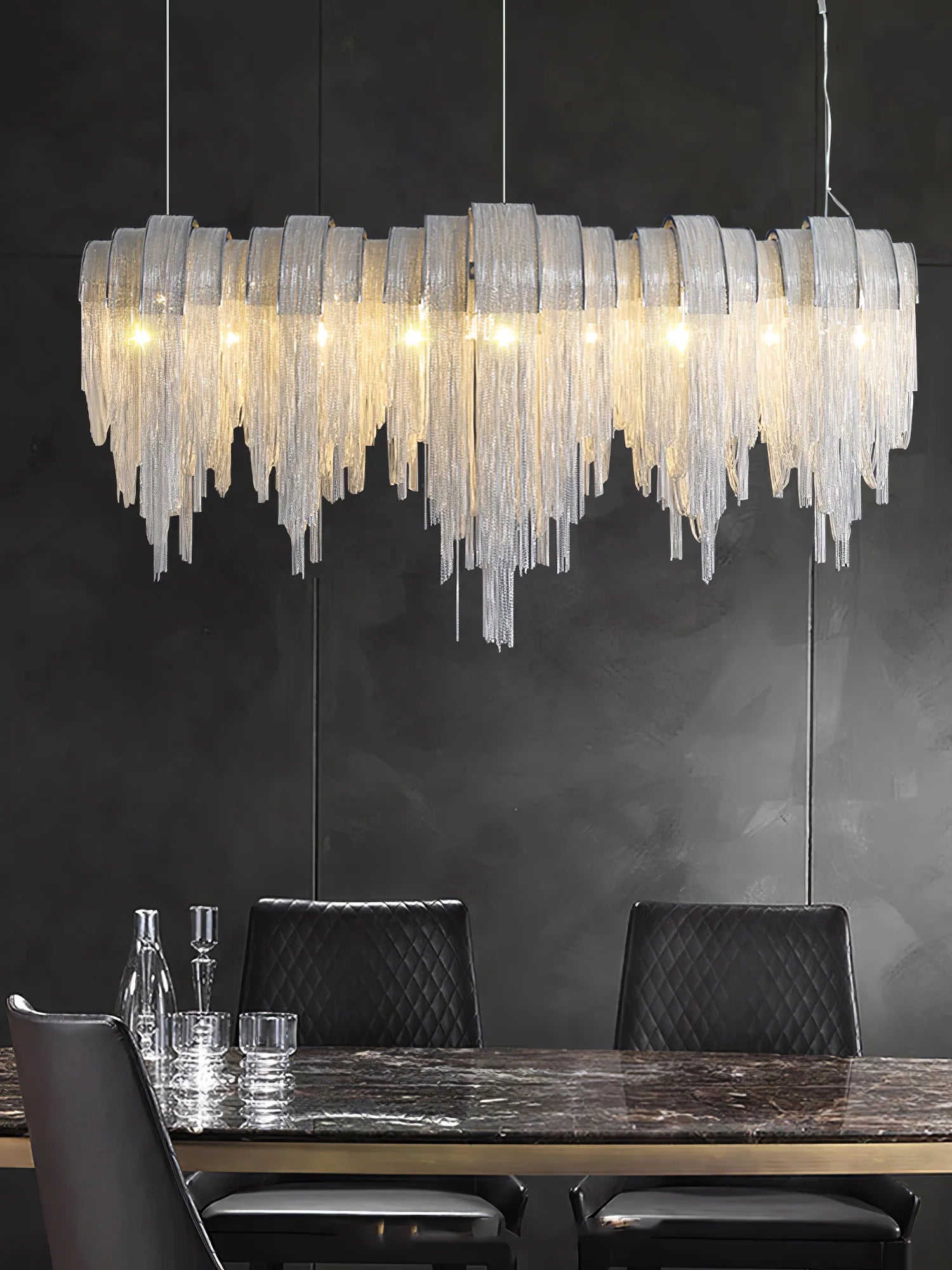 Length Chains Chandelier - Yiarolight