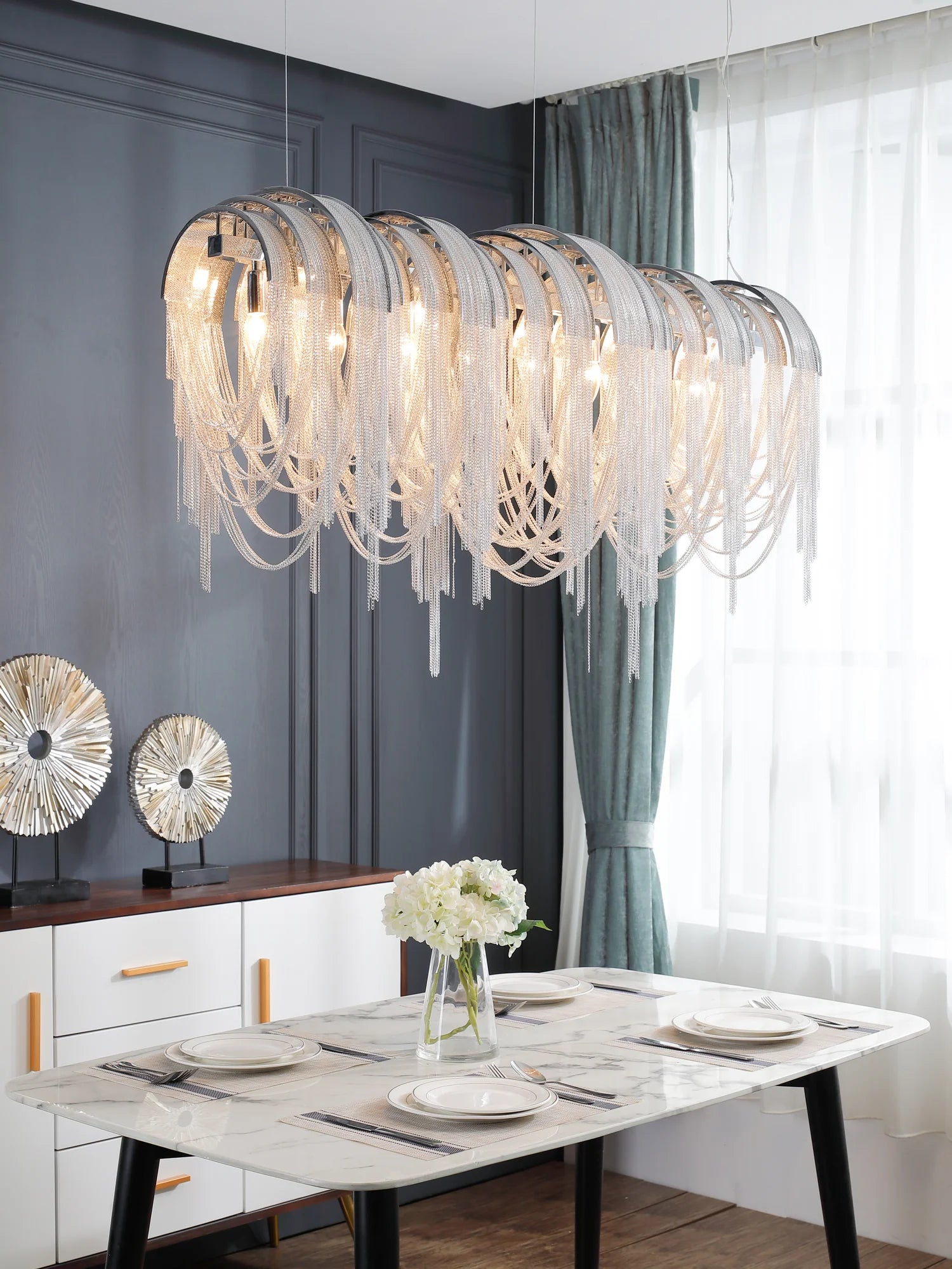 Length Chains Chandelier - Yiarolight