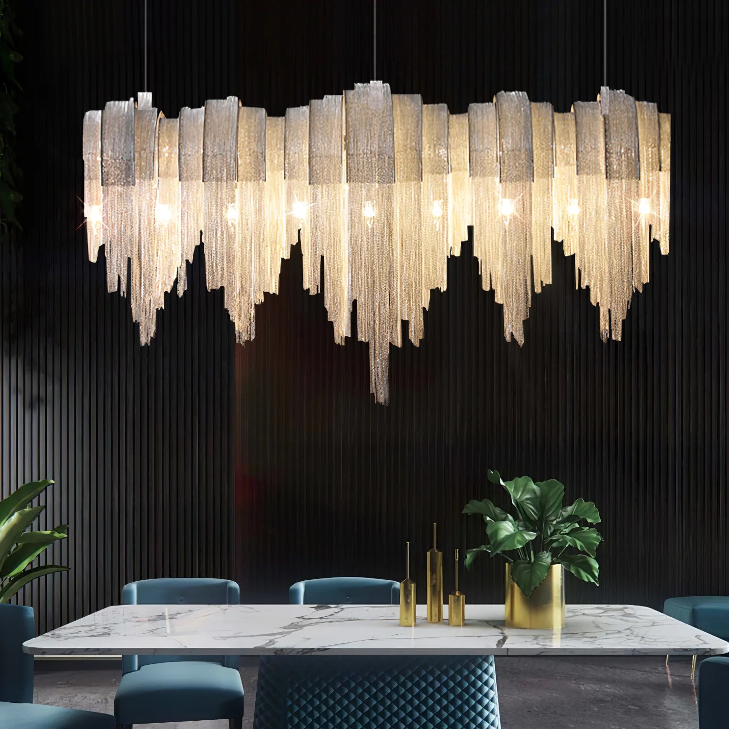 Length Chains Chandelier - Yiarolight