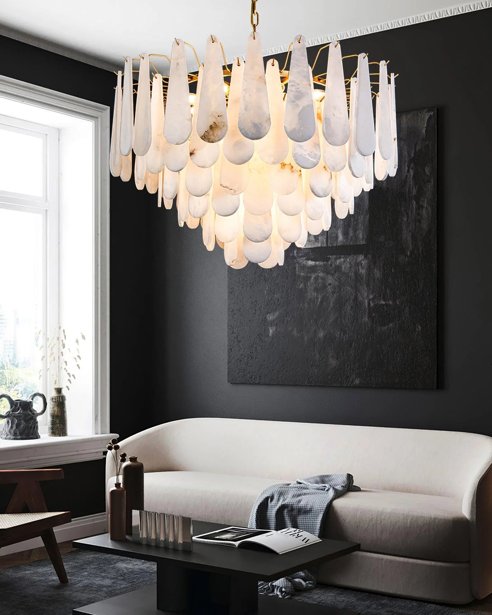 Leon Alabaster Chandelier - Yiarolight