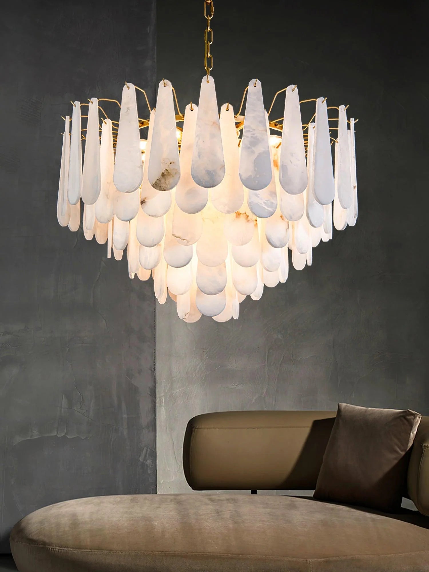 Leon Alabaster Chandelier - Yiarolight