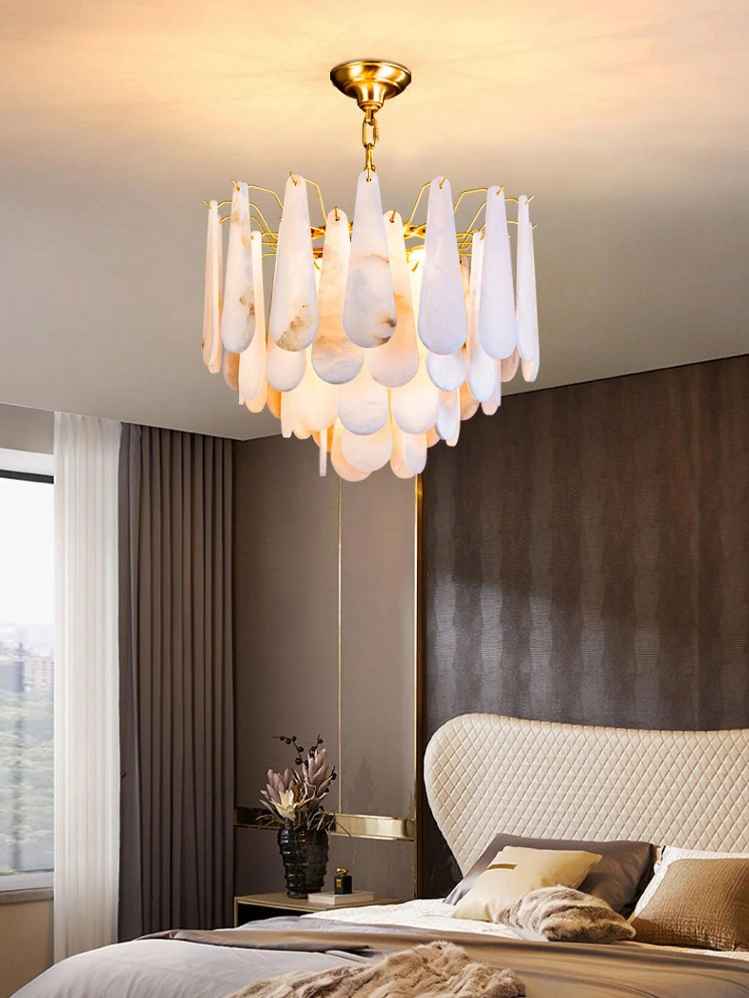 Leon Alabaster Chandelier - Yiarolight