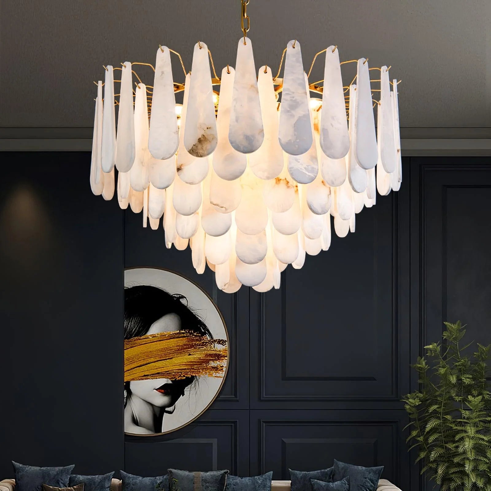 Leon Alabaster Chandelier - Yiarolight