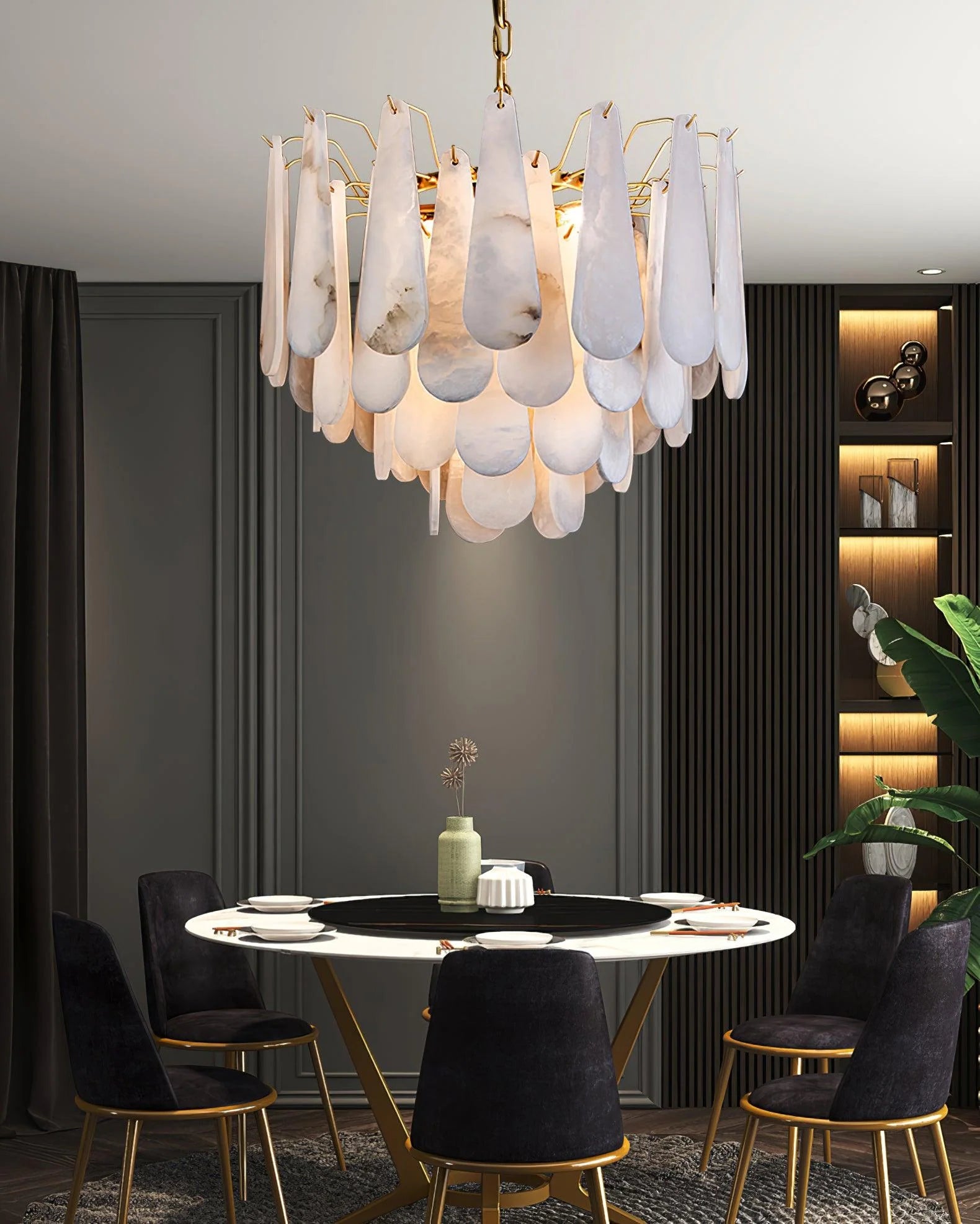 Leon Alabaster Chandelier - Yiarolight