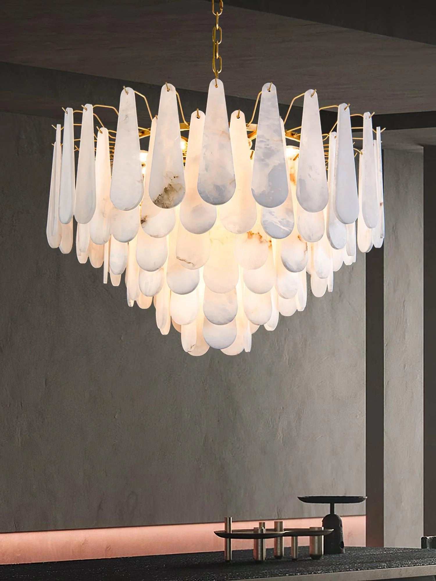 Leon Alabaster Chandelier - Yiarolight