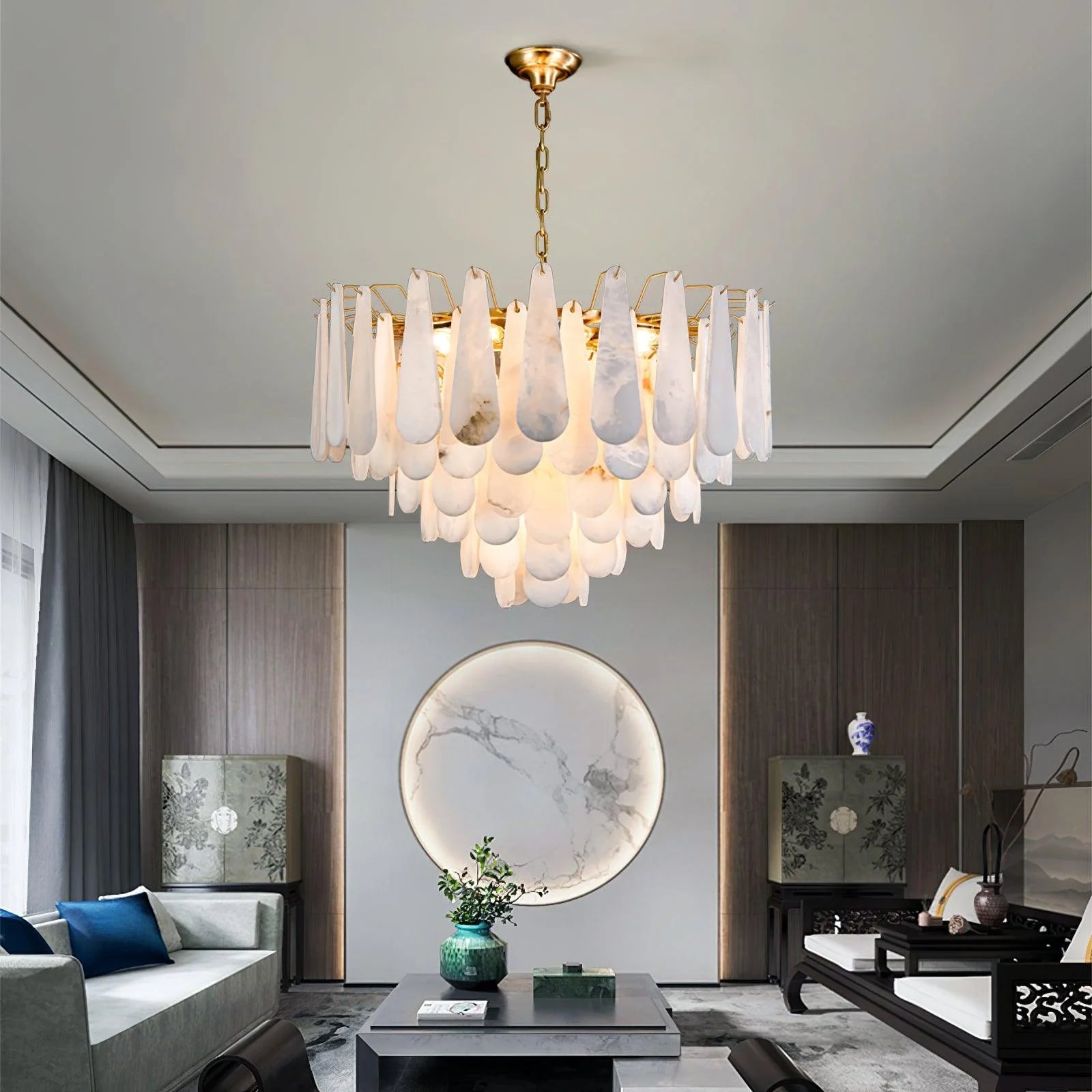 Leon Alabaster Chandelier - Yiarolight