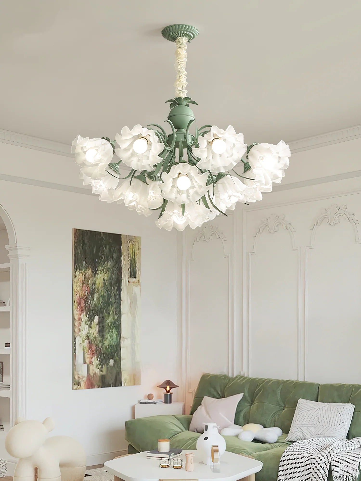 Lily of the Valley Flower Chandelier - Yiarolight